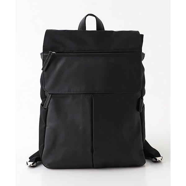 Y'SACCS（イザック） ナイロン×牛革コンビシリーズ リュックサック M