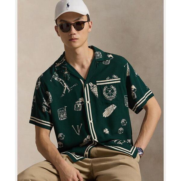 POLO GOLF / RLX / ポロ ゴルフ / RLX （RLX）クラシック フィット ゴルフプリント キャンプ シャツ