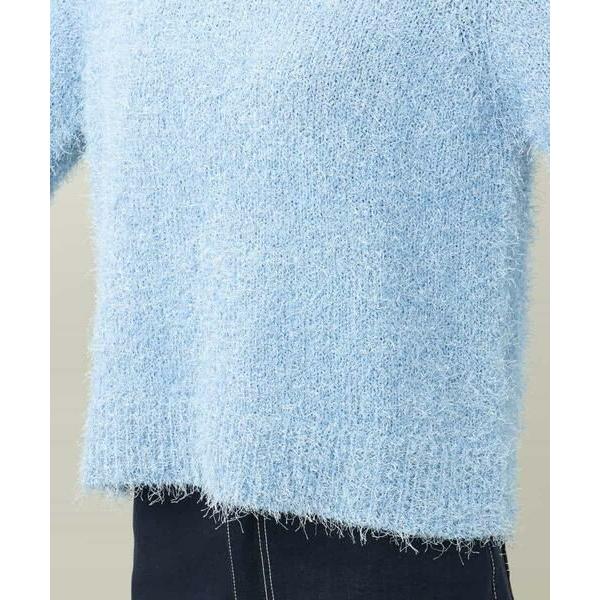 OFUON / オフオン ラメシャギーVネックニット/洗える | OFUON le MK | 15