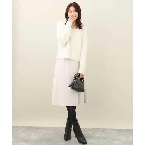 OFUON / オフオン ラメシャギーVネックニット/洗える | OFUON le MK | 03