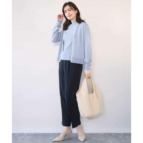 OFUON / オフオン [名品シリーズ]ストレッチテーパードパンツ/洗える_5