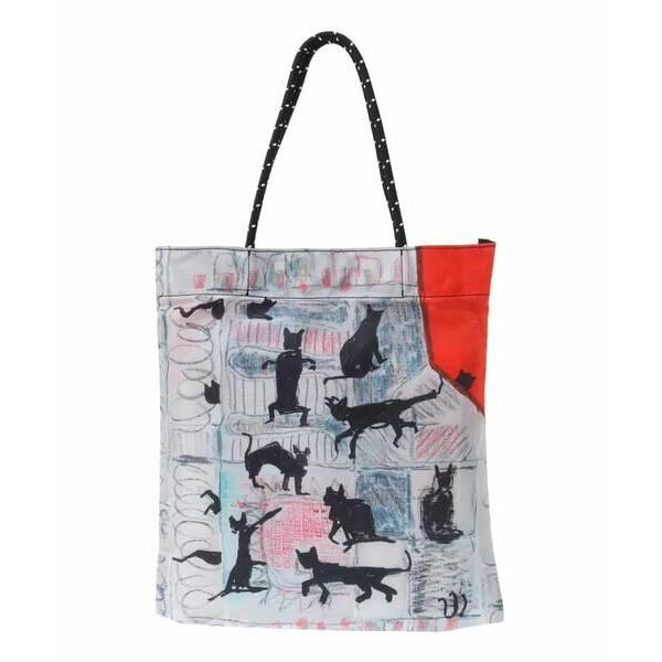 HIROKO KOSHINO（ヒロコ コシノ） CATプリントトートバッグ