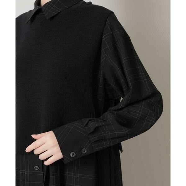 高評価格安 HIROKO KOSHINO / ヒロココシノ ニットベスト付きシャツドレス タカシマヤファッションスクエア - 通販 - PayPayモール 大人気SALE