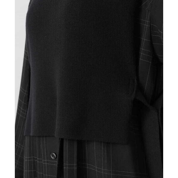 高評価格安 HIROKO KOSHINO / ヒロココシノ ニットベスト付きシャツドレス タカシマヤファッションスクエア - 通販 - PayPayモール 大人気SALE