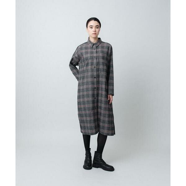 美品 HIROKO BIS サッカーチェック ワンピース 11 ヒロココシノ HIROKO KOSHINO（ヒロコ コシノ） チェックシャツワンピース/日本製