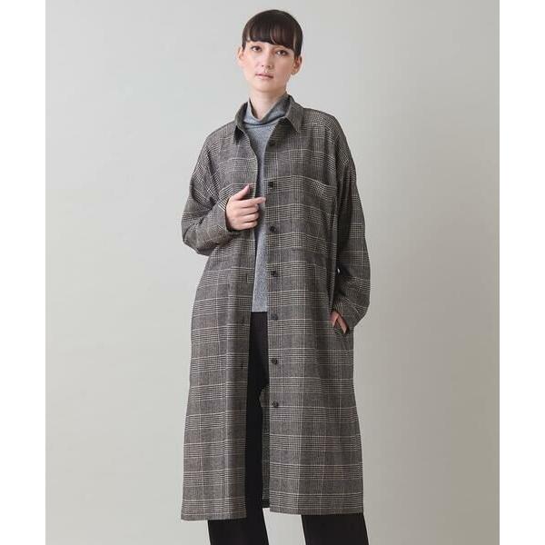 美品 HIROKO BIS ヒロココシノ チェック ロング ワンピース 11 HIROKO KOSHINO（ヒロコ コシノ） チェックシャツワンピース/日本製