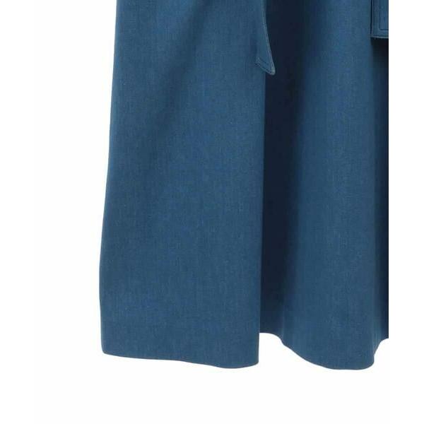 HIROKO KOSHINO（ヒロコ コシノ） デニムライクデザインワンピース