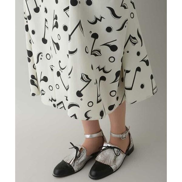 ヒロココシノ ブラック 音符 スカート | fermedesnoyers.be