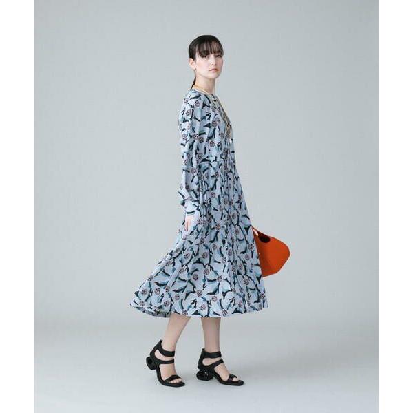HiROKOKOSHiNOヒロココシノ華やかワンピース デザインヘムニットワンピース /日本製(ワンピース) | HIROKO