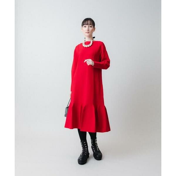 HIROKO KOSHINO（ヒロコ コシノ） デザインヘムニットワンピース /日本