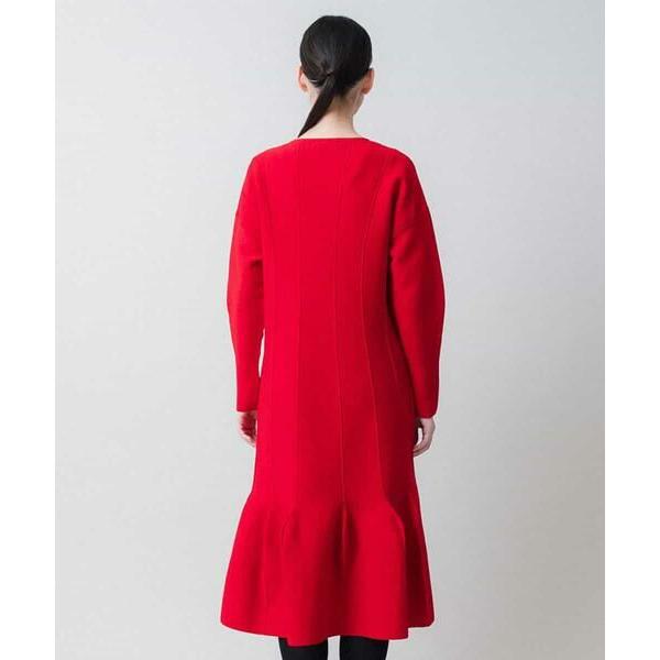 HIROKO KOSHINO（ヒロコ コシノ） デザインヘムニットワンピース /日本