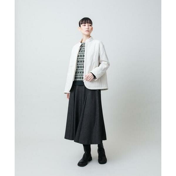 HIROKO KOSHINO（ヒロコ コシノ） デニムライクジャージーフレア