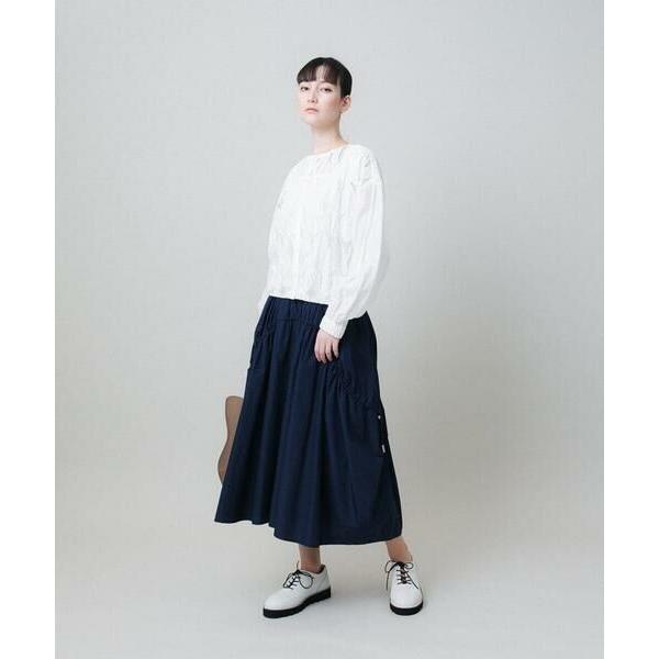 HIROKO KOSHINO / ヒロココシノ ドロストカーブラインスカートの画像