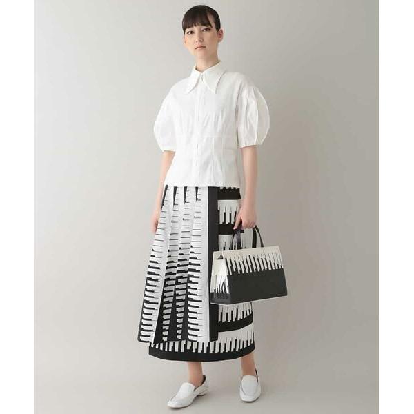 未使用品】HIROKO KOSHINO鍵盤プリントスカート