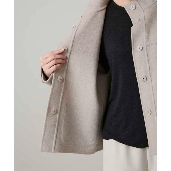 HIROKO KOSHINO（ヒロコ コシノ） カシミヤ混ライトリバーショート