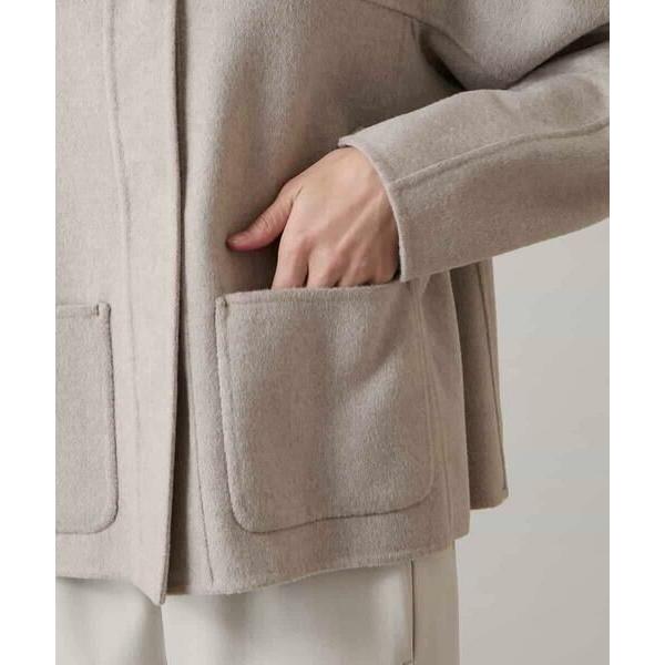 HIROKO KOSHINO（ヒロコ コシノ） カシミヤ混ライトリバーショート