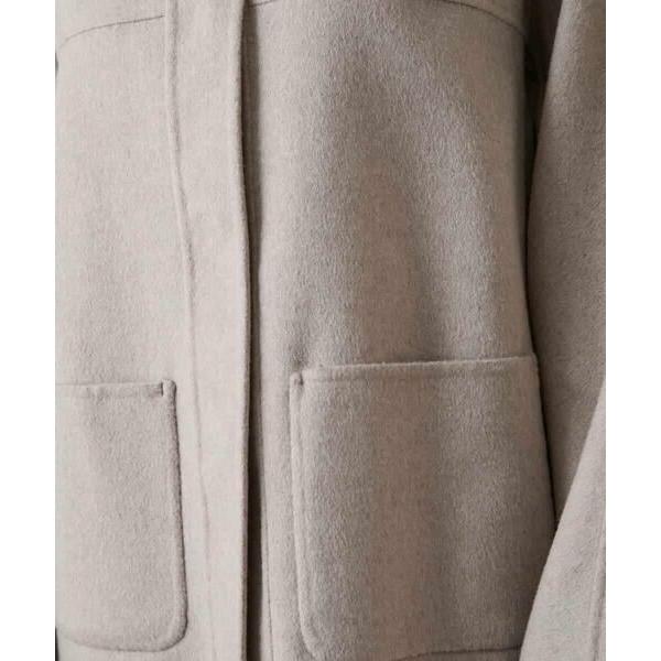 HIROKO KOSHINO（ヒロコ コシノ） カシミヤ混ライトリバーショート