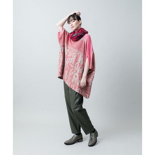 HIROKO KOSHINO / ヒロココシノ ロゴジャカードコットンウール