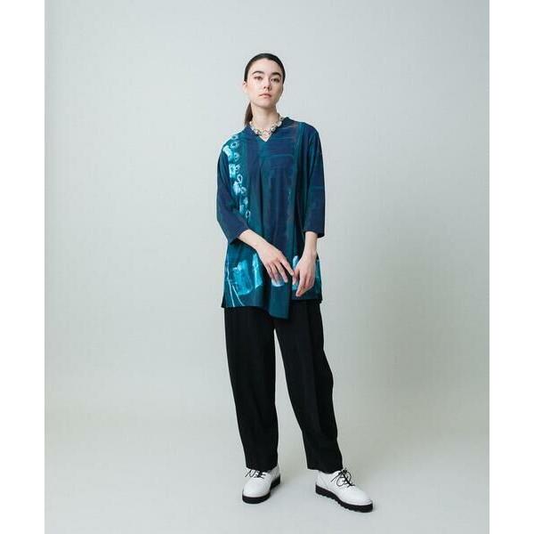HIROKO KOSHINO ヒロココシノ 立体タック ワイドパンツ 38 サテンワイドパンツ | TRUNK HIROKO KOSHINO (Women)/トランク