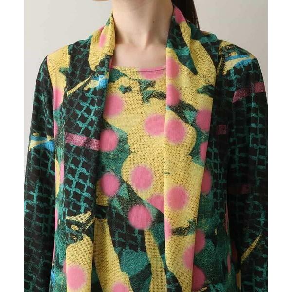 HIROKO KOSHINO / ヒロココシノ アートモチーフ立体タックチュニック