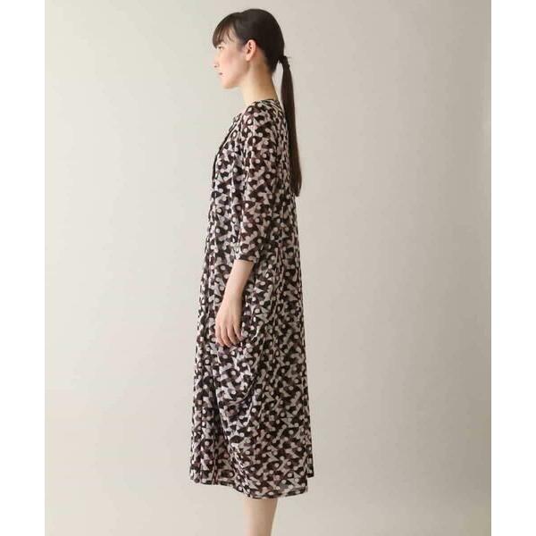 HIROKO KOSHINO（ヒロコ コシノ） 幾何プリントチュールジャージー