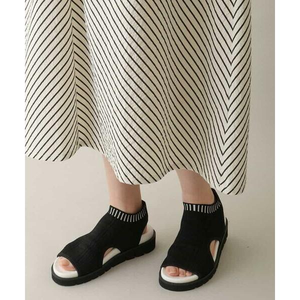HIROKO KOSHINO / ヒロココシノ ウエストドロストストライプワンピース /洗えるの画像