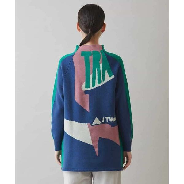 HIROKO KOSHINO（ヒロコ コシノ） グラフィック柄ニットチュニック