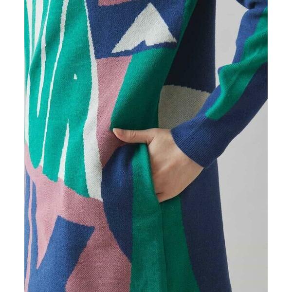 HIROKO KOSHINO（ヒロコ コシノ） グラフィック柄ニットチュニック