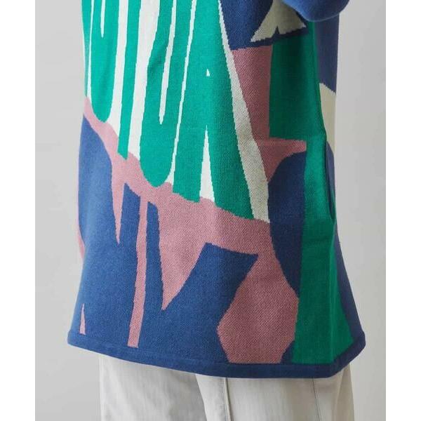 HIROKO KOSHINO（ヒロコ コシノ） グラフィック柄ニットチュニック