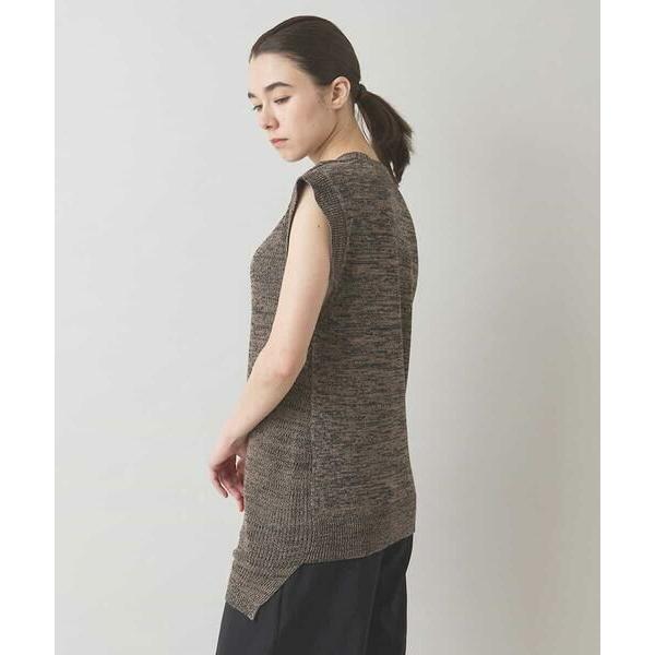 HIROKO KOSHINO 　ヒロココシノ ノースリーブニットプルオーバー HIROKO KOSHINO（ヒロコ コシノ） ノースリーブニットプルオーバー