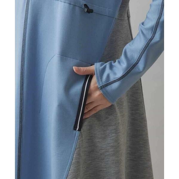 ヒロココシノ✨ジャカード刺繍スカート ブラウン 79 ブルー ドット