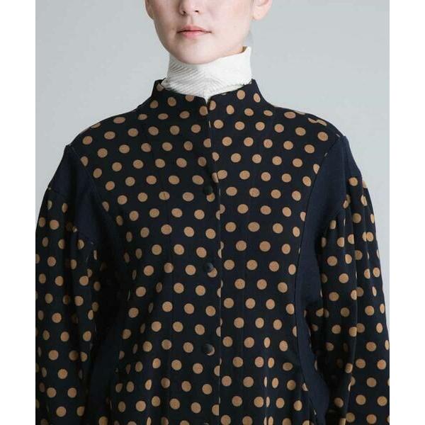 HIROKO KOSHINO / ヒロココシノ ドット柄デザインパーカー