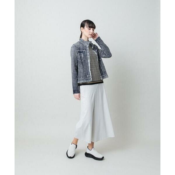 HIROKO KOSHINO / ヒロココシノ 立体ストレッチデニムスタンドカラージャケット/日本製/洗えるの画像
