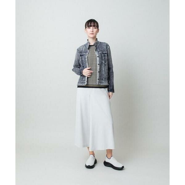 HIROKO KOSHINO / ヒロココシノ 立体ストレッチデニムスタンドカラージャケット/日本製/洗えるの画像