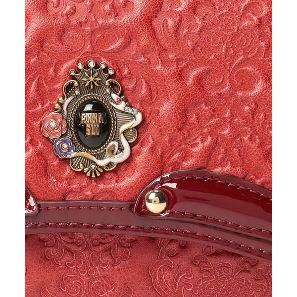新品 アナスイ ANNA  SUI 今期 口金ファスナー 長財布 レッド 本革 ANNA SUI（アナスイ） セルパン 口金長財布 レッド : タカシマヤ