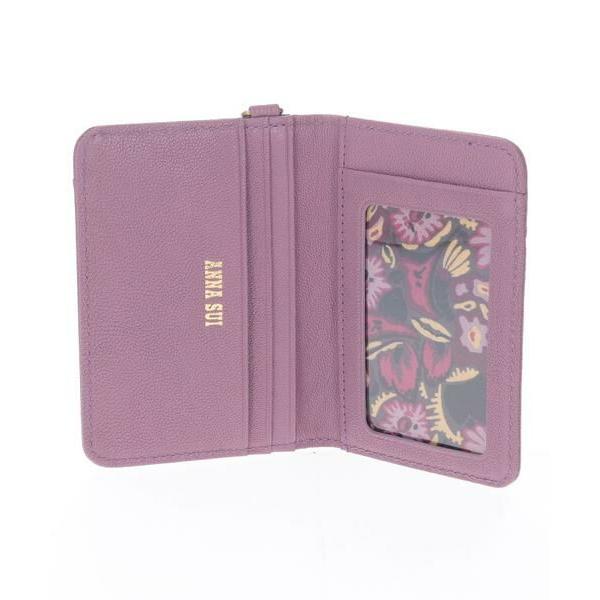 ANNA SUI 装飾付きパスケース ANNA SUI / アナスイ ドリーム 2面パスケース ラベンダー