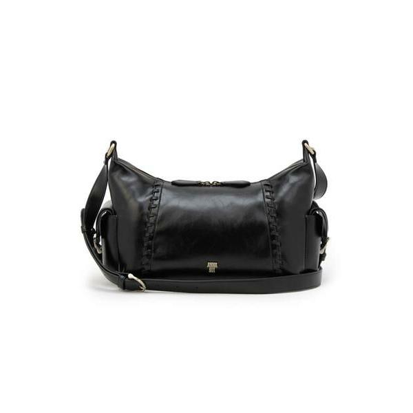 ANNA SUIアナスイ　ショルダーバッグ 斜めがけ　スタッズ オールレザー 黒 ANNA SUI（アナスイ） ジーナ ショルダーバッグ : タカシマヤ