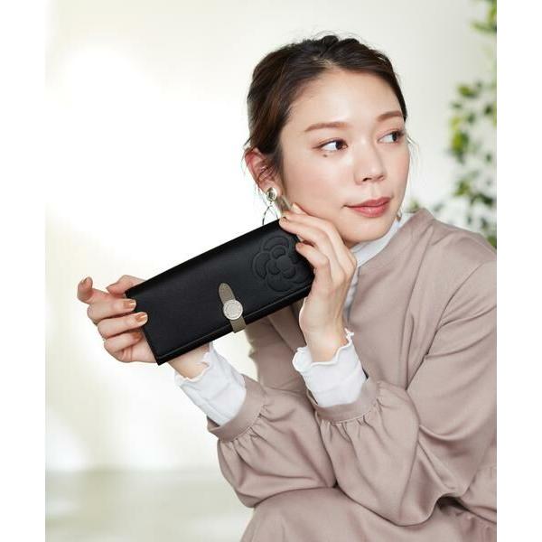 CLATHAS（クレイサス） ブラン フラップ長財布 ホワイト : タカシマヤ