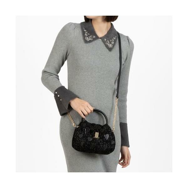 美品 LANVIN en Bleu ランバンオンブルー ビジュ 2way バッグ LANVIN en Bleu Bleu(バッグ) / ランバンオンブルー(バッグ) ランバン