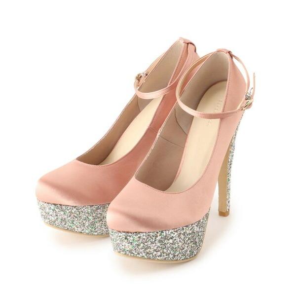 【未使用品】✨レネカオヴィラ パンプス ピンク ビジュー グリッター 36サイズ 未使用品】✨レネカオヴィラ パンプス ピンク ビジュー