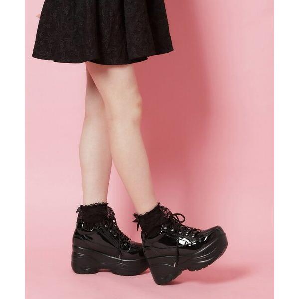 ESPERANZA（エスペランサ） ＜脱ぎ履きしやすい＞ファスナー付厚底