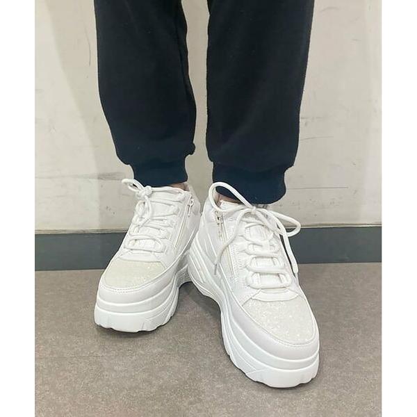 ESPERANZA / エスペランサ ファスナー付グリッター厚底