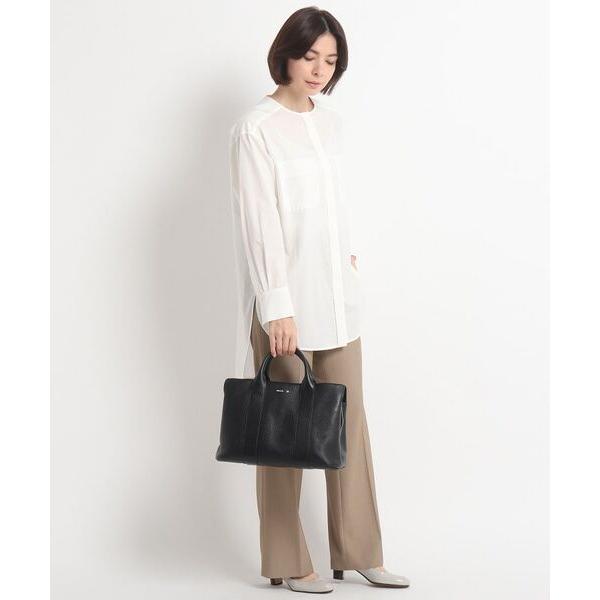 HIROFU / ヒロフ 【ランポ】レザーハンドバッグ M 本革 ビジネスバッグ（商品番号：P25-20510）の画像