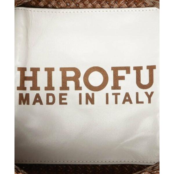 HIROFU / ヒロフ 【ブレッツァバッファロー】レザーメッシュトートバッグ M 本革 ステッチ（商品番号：P25-30413）の画像