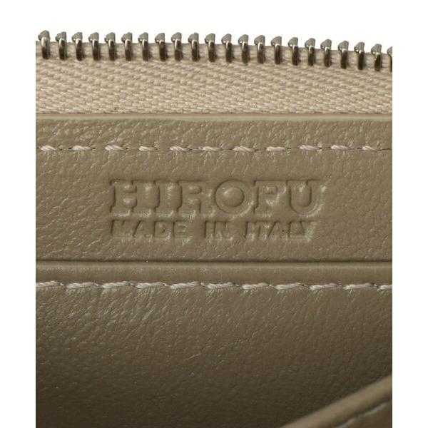 HIROFU / ヒロフ 【アクセサリー】ミニ財布 キーリング付き  レザー コンパクト カードケース  本革（商品番号P25-65506）の画像