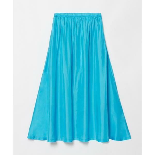 HOUSE OF LOTUS ブロックプリントフレアスカート HOUSE OF LOTUS / ハウス オブ ロータス シルクハブタエフレア