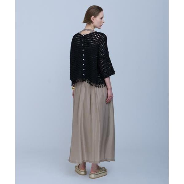 HOUSE OF LOTUS ブロックプリントフレアスカート HOUSE OF LOTUS / ハウス オブ ロータス シルクハブタエフレア