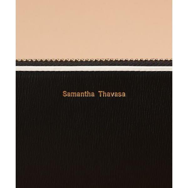 Samantha Thavasa / サマンサタバサ シンプルバイカラーラウンドジップ