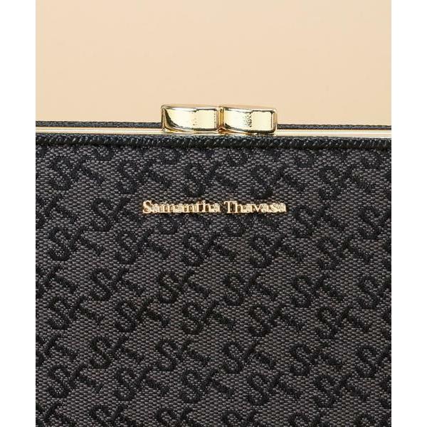 新品同様 Samantha Thavasa ST Jacquard 口金長財布 Samantha Thavasa / サマンサタバサ ST Jacquard 口金長財布