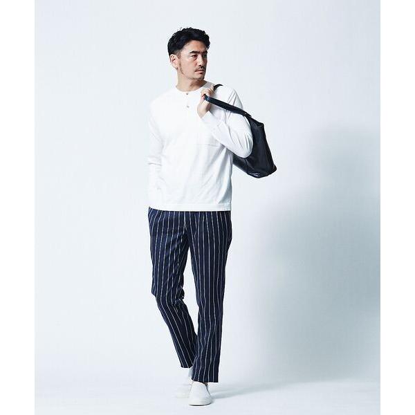 DESIGNWORKS / デザインワークス giabs ARCHIVIO / ジャブスアルキヴィオ ストライプパンツ 5cm，裾幅 80cmサイズ サイズ 5cm，股上 5cm，股下 18cm，股上